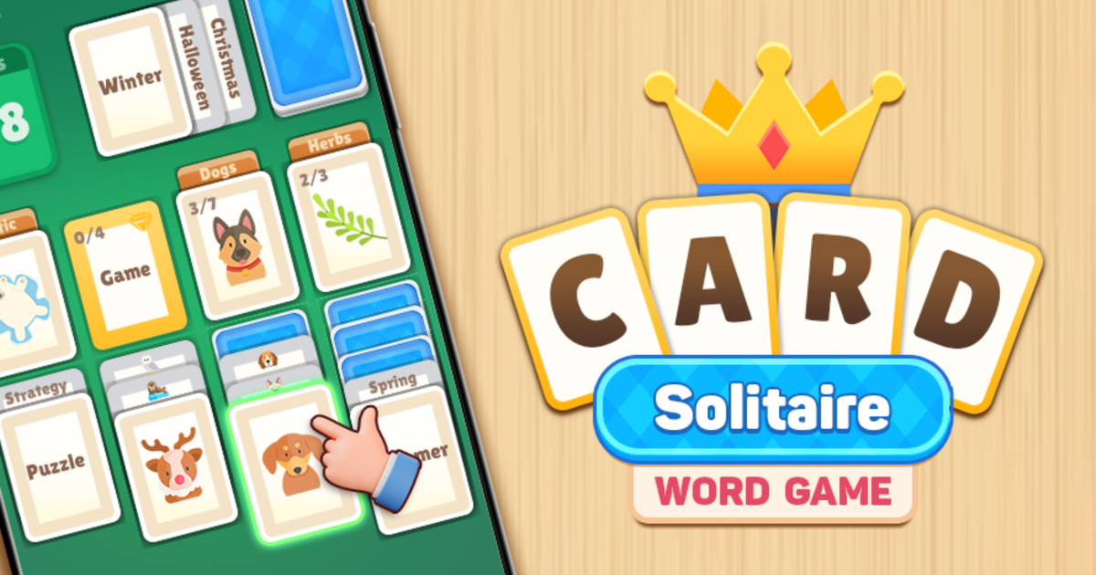Card Solitaire: Word Game
